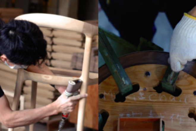 職人の手仕事+精密なマシン加工