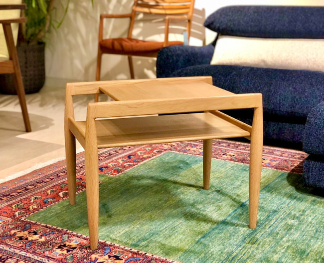 サイドテーブル再入荷】宮崎椅子製作所のナラのサイドテーブル UNI