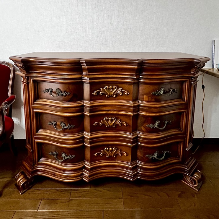 サイドボード再塗装修理