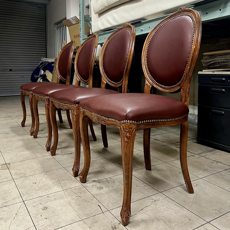 椅子張替え修理・本革へ