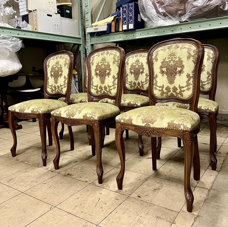 イタリア製クラシックチェア張替え修理 Before&After